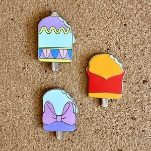 Disney Ice Cream Bar Enamel Pins (Set of 3)